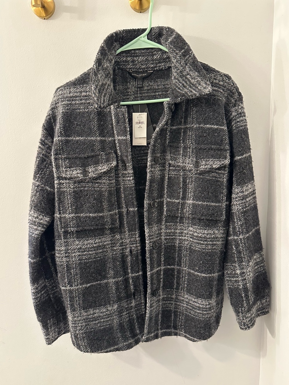 NWT Banana Republic wool blend shacket